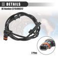 thumbnail image 4 of Unique Bargains Front Left Right ABS Sensor Wheel Speed Sensor for Mercedes-Benz CL500 2007 2008 No.2215400317 2pcs, 4 of 7