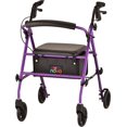 thumbnail image 1 of NOVA Journey Steel Rollator Walker, Purple, 1 of 10