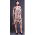thumbnail image 3 of Bimba Kaftan de Plage Aquarelle, Paréo de Bikini, Robe Midi pour Femmes, Caftan Court - TG-3X, 3 of 5