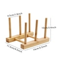 thumbnail image 2 of Agiferg Égouttoir Multifonctionnel en Bambou pour Vaisselle et Rangement de Vaisselle, 2 of 2