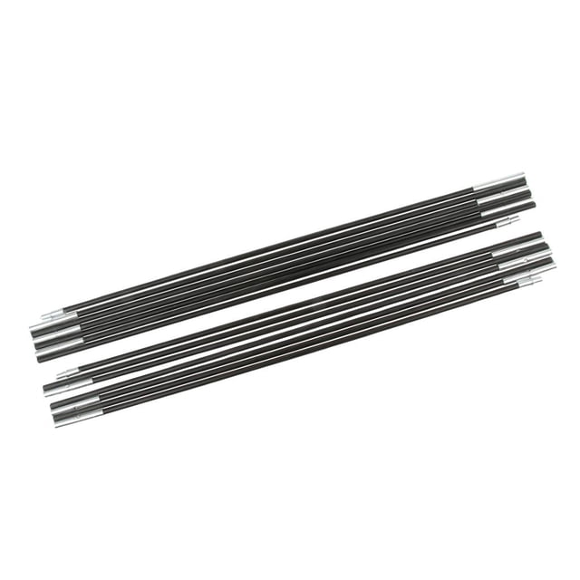 Camping Tents Tarp Rod Replacement Poles Fiberglass Rods for Awning Frames Poles 7 Section Each