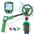 thumbnail image 1 of Gymax 24.5''-33.5'' Metal Detector for Kids with LCD Display IP68 Waterproof Green, 1 of 10