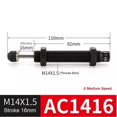 thumbnail image 1 of Bgsha Hydraulic Shock Absorber Hydraulic Buffer Damper Hydraulic Damper Oil Pressure Buffer Damper Cylinder Spring Adjustable AC0806/2020/1008 Accessories, 1 of 1