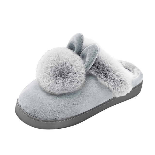 Kcodviy Pantoufles d'Intérieur d'Hiver pour Femmes pour la Maison et la Plage pour Femmes Chaussures Confort Lapin Pantoufles Girafe Duveteuses pour Femmes Oreilles Chaussures Pantoufles Douces Pantoufles de Maison pour Femmes Pantoufle pour Femmes