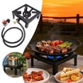 thumbnail image 1 of High Power Outdoor Propane Stove with Stand for Camping and Hiking – Portable Grill for Backyard Picnics and Adventures, 1 of 6