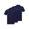 thumbnail image 3 of dPois 3Pcs Men's Fashion Mock Turtleneck Pullover Tops Short Sleeve T-Shirts Basic Slim Fit Solid Color Tees Blue M, 3 of 7