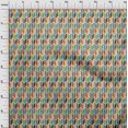 thumbnail image 4 of oneOone Silk Tabby Orange Fabric Geometric Fabric For Sewing Printed Craft Fabric By The Yard 42 Inch Wide, 4 of 4