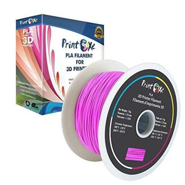 Clear / Transparent Purple PLA 3D Printer Filament - 1 Kg. Spool