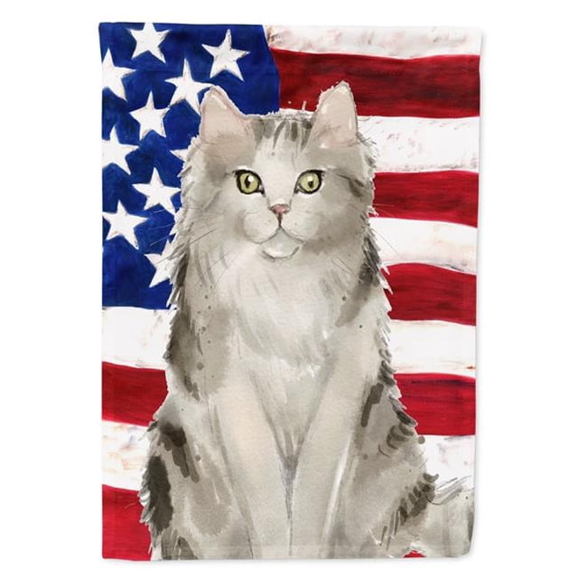 Carolines Treasures CK3036CHF Ragamuffin Drapeau Américain Drapeau Toile Maison Taille