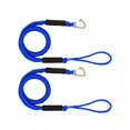 thumbnail image 3 of jinwen 2 X Bungee Dock Line 1.2m Accessory Nylon with Loop Clip Mooring Rope Heavy Duty blue, 3 of 9