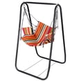 thumbnail image 3 of Chaise Hamac avec Support, Chaise Balançoire avec Support, Hamac Robuste avec Support Inclus, Support de Balançoire pour Patio Intérieur Extérieur Cour, Capacité de Charge 440 Lb, 3 of 8