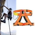 thumbnail image 2 of Climbing Straps Protect Waist Gurness Half Body Harness for Climbing Tree Orange, 2 of 8