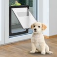 thumbnail image 4 of Pet Door, 4 Rotation Ways Dog Enter Out Door Convenient to Installed At Door or Wall Solid Door Flap Safe and Sturdy Acrylic Transparent Small Cat Door, 4 of 7
