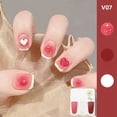 thumbnail image 2 of Riforla Three Color Nail Polish No Baking Quick Drying Set Durable Tearable Water Based Manicure 1ml Nail Polish, 2 of 3