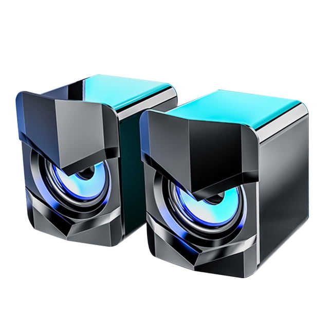 Mistaha SADA D-158 Mini Desktop Computer Speaker Super Bass Subwoofer 3.5mm Wired Music Player Soundbox