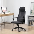 thumbnail image 2 of Vinsetto Chair Swivel Massage Lumbar Cushion USB Adjustable Seat & Headrest, 2 of 10