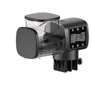 Abreuvoir Automatique pour Aquarium, Mangeoire de Réservoir d'Aquarium, Abreuvoir Automatique Intelligent, Contrôle de Minuterie Numérique, Alimentation d'Aquarium pour Poissons, Durable