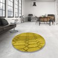 thumbnail image 4 of Ahgly Company Tapis d'Intérieur Lavable en Machine Carré Transitionnel Bisque Foncé Brun, 8 Pieds Carré, 4 of 7