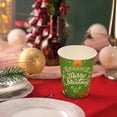 thumbnail image 1 of Christmas Party Decorations Disposable Dinner Plates Cartoons Santa Claus Plates Paper Cup Set Party Cutlery, 1 of 8