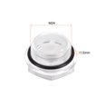 thumbnail image 3 of Unique Bargains M24x1.5mm Male Threaded Organic Glass Air Compressor Oil Level Gauge Sight Glass 5Packs, 3 of 5