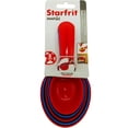 thumbnail image 2 of Starfrit - Set of Nesting Measuring Cups and Spoons, Red and Blue, 2 of 2