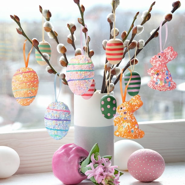 RXIRUCGD Jouets Lot de 6 Oeufs de Pâques avec Jouets Parachute de Pâques Jouet à Lancer pour Enfants Garçons Filles Remplisseurs pour Paniers de Pâques Cadeaux Souvenirs de Fête