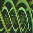 thumbnail image 1 of Ahgly Tapis d'Intérieur Lavable en Machine Carré Vert Forêt Foncé, 6 Pieds Carré, 1 of 7