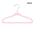 thumbnail image 1 of 10Pcs Flocking Clothes Hanger Non-Slip No Trace Household Organizer for Children, 1 of 2