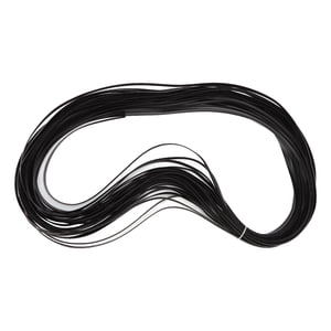 Matériel de réparation de rotin en plastique,Plastic Rattan Wicker,Wicker Kit de réparation Patio de table en plastique Sofa matériau synthétique de rotan pour meubles de jardin [noir]