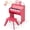 Pink, variant on Costway 25 Keys Digital Piano with Music Stand Stool Lighted Keys Teaching Mode for 3+ Kids Pink