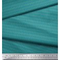 thumbnail image 2 of Soimoi Blue Rayon Fabric Filigree Damask Print Sewing Fabric Yard 42 Inch Wide, 2 of 3
