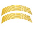 thumbnail image 2 of 16pcs Bike Motorcycle 16-18inch Reflective Wheel Strip Decor Stickers Blue Green Red Orange Yellow White Suitable for Most Wheels, 2 of 7