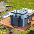 thumbnail image 1 of Cagogo Insulated Lunch Bag, Large Capacity Waterproof Lunch Box Freezable Cooler Bag for Women Men, Leakproof Insulated Lunch Tote with Adjustable Shoulder Strap, Portable Cooler Bag for Work Study, 1 of 6