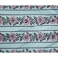 thumbnail image 4 of oneOone Polyester Lycra Fabric Leaves & Floral Block Printed Craft Fabric BTY 56 Inch Wide, 4 of 4