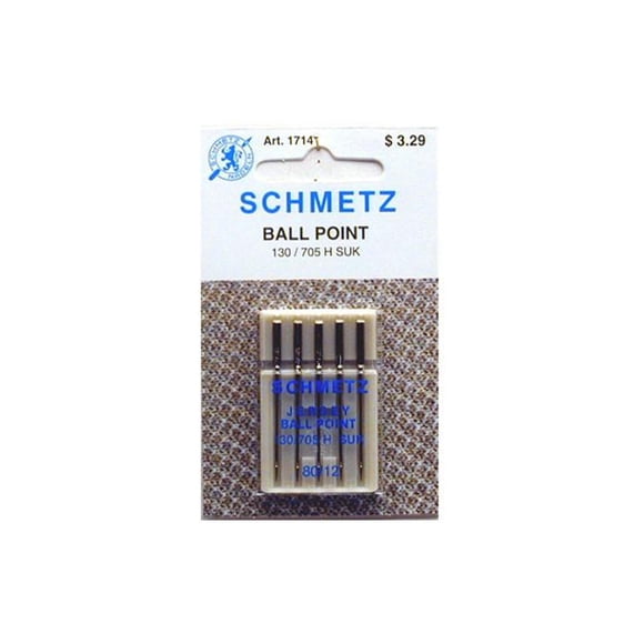 SCHMETZ 1714 Ball Point Sewing Machine Needle Size 80/12