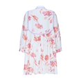 thumbnail image 4 of Ovzne Robes pour Femmes 2025 Robe de Plage Robe à Manches Longues à Cordon Imprimée Florale Robe Ample Robe Grande Taille Robe à Manches Longues Imprimée Liquidation, 4 of 5