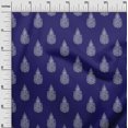 thumbnail image 2 of oneOone Silk Tabby Fabric Paisley Block Print Fabric BTY 42 Inch Wide, 2 of 4