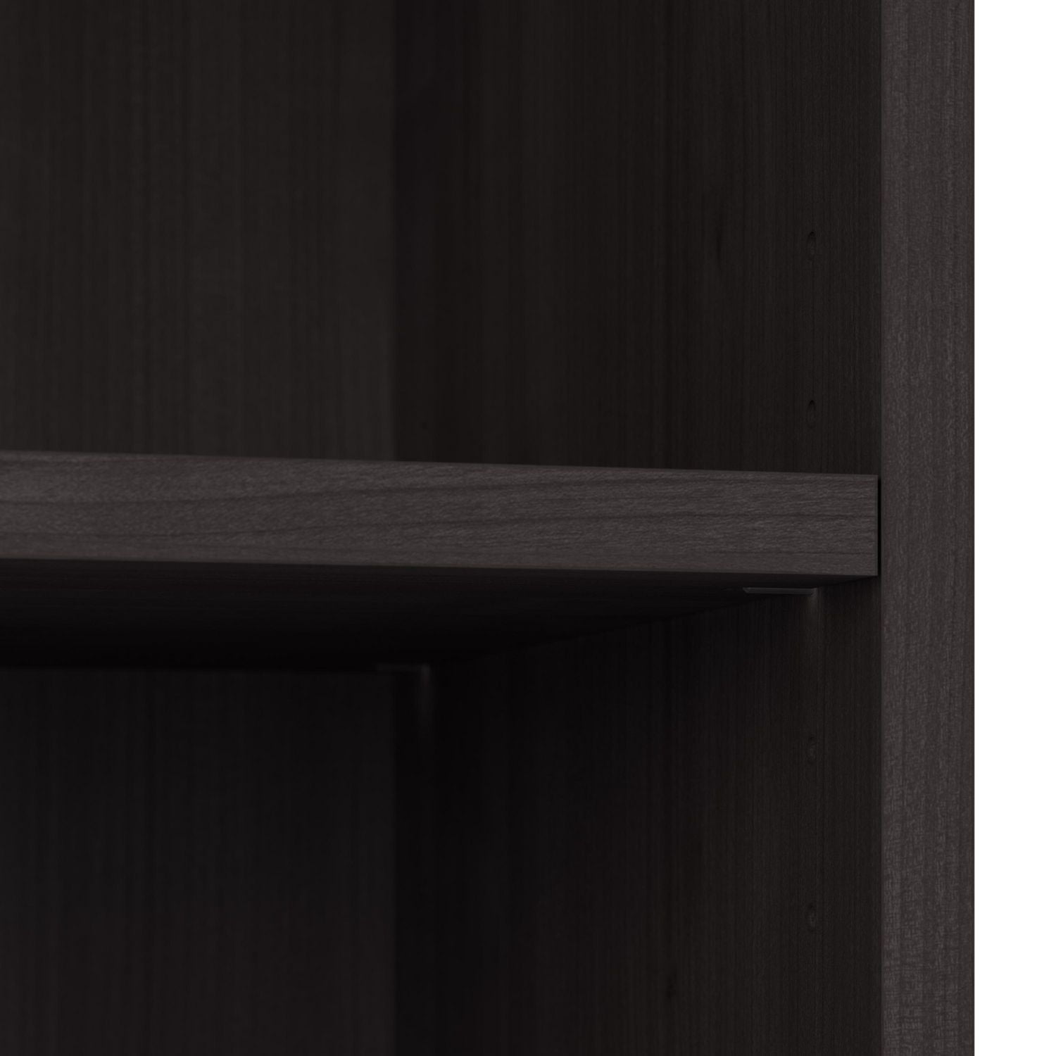 Bibliothèque à 5 tablettes Logan de Bestar, érable graphite