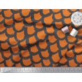 thumbnail image 3 of Soimoi Orange polyester Crepe Fabric Fish Animal Skin Print Fabric by Yard 52 Inch Wide, 3 of 3