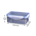 thumbnail image 2 of Airtight Plastic Food Storage Containers - 4-Piece Set with Lids, Microwave & Freezer Safe, Stackable Kitchen Organizers (5.5" to 9.4"), 2 of 2