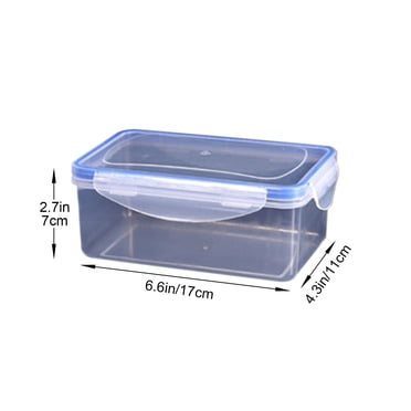 Contenants de Conservation des Aliments Cuisine Réfrigérateur Contenant Alimentaire Rectangulaire Micro-Ondes Résistant à la Chaleur Boîte à Lunch en Plastique Boîte à Lunch pour Aliments Boîte de Rangement pour Fruits Boîte Scellée Contenants de Boîte à Lunch