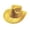 Gold, variant on Fgnfyis Gold Solid Color Fashion Stage Hat for Men and Women Party Festival Western Cowboy Hat Womens Hats Gold M