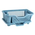 thumbnail image 1 of Luzkey Dish Drying Rack with Drain Tray Dinnerware Organizer Sink Dish Drainer Dish Rack and Drainaboard for Cafe Kitchen Countertop blue, 1 of 8