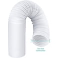 thumbnail image 1 of Finydr Exhaust Hose for Portable Air Conditioner, 5" Diameter Counterclockwise Thread, Replacement for 5" Portable AC Vent Hose, Universal AC Tube for Midea, LG, Whynter, Black+Decker, Haier, 1 of 4