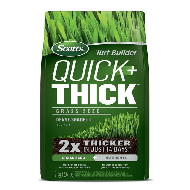 Scotts Turf Builder Quick + Thick Grass Seed Dense Shade