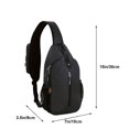 thumbnail image 2 of Crossbody Sling Backpack Sling Bag Travel Hiking Chest Bag Daypack, 2 of 5