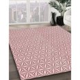 thumbnail image 3 of Ahgly Company Tapis Rectangulaire Lavable en Machine Intérieur Transitionnel Rouge Indien, 3 Pieds x 5 Pieds, 3 of 7