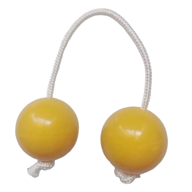 Balles de Sable Rythmées de Hochet Shaker Africain pour Chambre, Concert, Salon, Maison KTV Jaune