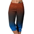 thumbnail image 1 of Yuyuzo Womens Capri Pants High Waisted Drawstring Sweatpants Running Gym Cropped Trousers with Pockets, 1 of 6