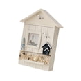 thumbnail image 2 of GUOOL Wall Wooden Key Storage Box Key Cabinet Handmade 29.5x5x22.5cm Decorative with 6 A, 2 of 9